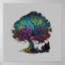 Recherche de arbre avec racines posters Illustration