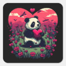 Recherche de panda valentine autocollants Amour