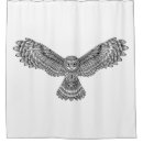 Recherche de hibou rideaux douche Zendoodle