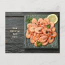 Recherche de crevettes cartes postales Fruits de mer