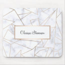 Recherche de or rose géométrique tapis souris Minimaliste