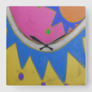 Recherche de art abstrait horloges Coloré