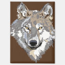 Recherche de loup gris magnets Carnivore