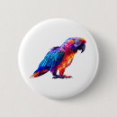 Recherche de perroquet coloré badges Mignon