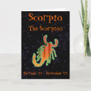 Recherche de scorpion anniversaire cartes octobre