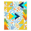 Recherche de motif abstrait moderne posters Pour eux