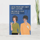 Recherche de moustache vœux cartes Drôle