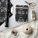Recherche de quarantième anniversaire papier cadeau Pour eux