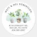 Recherche de plante pot autocollants Aquarelle