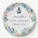 Recherche de beach baby shower assiettes Aquarelle