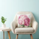Recherche de pivoine coussins Aquarelle florale