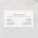 Recherche de assistant cartes visite Moderne