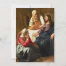Recherche de peintures par le vermeer vœux cartes Âge d'or néerlandais