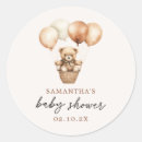 Recherche de baby shower neutre genre autocollants Nous pouvons attendre