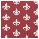 Recherche de fleur de lys tissus Blanc