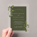 Recherche de vert clair invitations Minimaliste