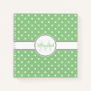 Recherche de de point de polka carnets Monogrammé