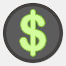 Recherche de dollars autocollants Devise