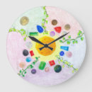 Recherche de crayons de couleur horloges Dessin