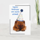 Recherche de chiots vœux cartes D'anniversaire