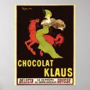 Recherche de chocolat posters Klaus