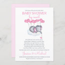 Recherche de pink elephant baby shower invitations Pour elle