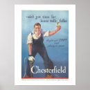 Recherche de chesterfield posters Vintage