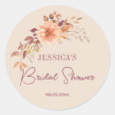 Recherche de orange baby shower autocollants Script de calligraphie