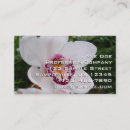 Recherche de fleurs blanches cartes visite Nature