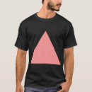 Recherche de triangle rose tshirts Géométrique