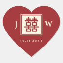 Recherche de symbole chinois autocollants Couple