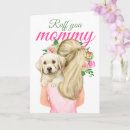 Recherche de chien jaune vœux cartes Mère