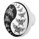 Recherche de blanc noir boutons et poignées de porte Symbole