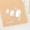 Recherche de bicolore autocollants Félin