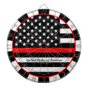 Recherche de pompier jeux de fléchettes Drapeau américain