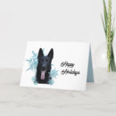 Recherche de berger allemand noël cartes Flocons de neige