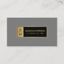 Recherche de juriste cartes visite Monogramme