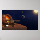 Recherche de mars lander posters Vaisseau spatial