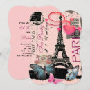 Recherche de paris tea party invitations Fête d'anniversaire de paris