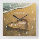 Recherche de mariage de plage horloges Jeunes mariés