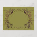 Recherche de noël élégant cartes postales À feuillage persistant