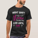 Recherche de infirmière de nuit tshirts Équipe