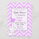 Recherche de purple elephant baby shower invitations Lavande