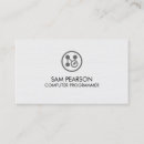 Recherche de application cartes visite Ordinateur