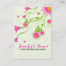 Recherche de fleurs girly cartes visite Floral