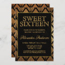 Recherche de black and gold foil invitations Noir