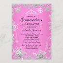 Recherche de pink winter wonderland invitations Flocons de neige