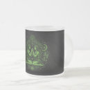 Recherche de la géométrie sacrée tasses Vert
