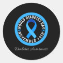 Recherche de 1 ronds autocollants Diabète