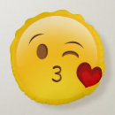 Recherche de emoji de coeur coussins Drôle